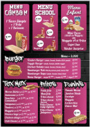 Menu Crispy Tasty - Les menus, burgers, ...