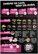 Menu Crispy Tasty - Les tacos