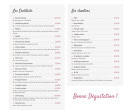Menu L’oeno - Les cocktails et shooters