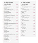 Menu L’oeno - Les rouges au verre et blancs au verre