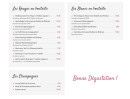 Menu L’oeno - Les rouges en bouteille, blancs en bouteilles et champagnes