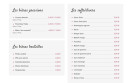 Menu L’oeno - Les bières et softs divers