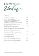 Menu Picanha - Les vins rouges