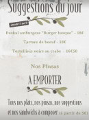 Menu Terra Nostra - Les suggestions du jour