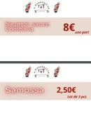 Menu À Madagascar - Saumon sauce combava et samossa