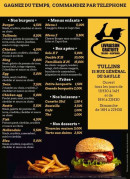 Menu Le coco bongo - Burgers, box apéro, menu enfant,....