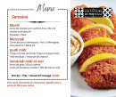 Carte et menu de Les Saveurs du Portugal à Tignieu Jameyzieu — Exemple de menu semaine