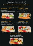 Menu Sushi Lunch - Les box tout gourmandes