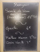 Carte et menu de La cuisine gourmande de Charlotte à Saint Nizier du Moucherotte — Un exemple de menu du jour