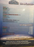 Menu L' Akdeniz - Les apéritifs et digestifs