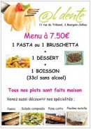 Menu @l dente - Menu à 7.5€