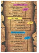 Menu Le QGB - Les formules midi