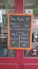 Menu Le QGB - Les formules paella