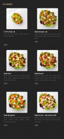 Menu Pizza Cosy - Les salades