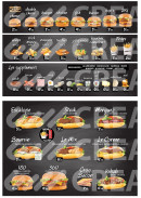 Menu Tacos corner - les burgers et sandwiches