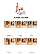Menu Italian Trattoria - Les boissons