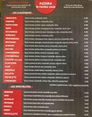 Menu Le Rendez Vous - Pizzas 