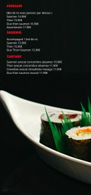 Carte et menu de Oishi Sushi à Les Abrets en Dauphiné — Les chirashi, sashimis, ...