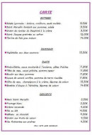 Menu Saveurs et Saisons - Les entrées, plats, ...