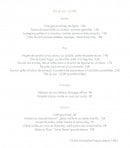 Carte et menu de Le petit boudoir à Saint Etienne de Saint Geoirs — A la carte