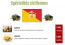 Menu Aldente - Les spécialités siciliennes