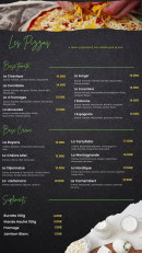 Menu Le Vallon Gourmand - Les pizzas