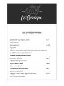 Carte et menu de Le Génépi à L' Alpe d'Huez — page 4