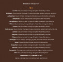 Carte et menu de Au Coup De Coeur à Varces Allieres et Risset — Les pizzas à emporter