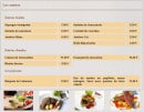 Menu La Caleche - Les entrées