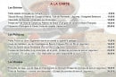 Carte et menu de L'enVol au Vent à Villages du Lac de Paladru — les entrées et poissons, viandes