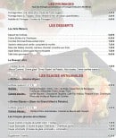 Carte et menu de L'enVol au Vent à Villages du Lac de Paladru — les fromages et desserts,...
