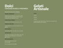 Menu Corleone - Les desserts et gelati artisanale