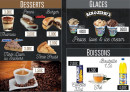 Menu Grill Diner's - Les desserts, glaces et boissons