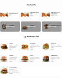 Menu Lb supreme - Les desserts et burgers seul