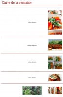 Menu Severine Gourmet - Menu de la semaine