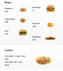 Menu Tacos Mood - Les burgers et assiettes