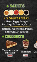 Menu In Dwich - Les sauces et desserts