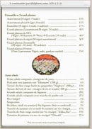 Menu Restaurant iida-Ya - Les plateaux, les tartares ...