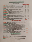 Menu Raphael'o pizzas - Les pizzas