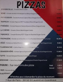 Carte et menu de L'atelier a pizza à Saint Laurent en Grandvaux — Les pizzas