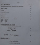 Carte et menu de le Grandvallier à Saint Laurent en Grandvaux — les desserts