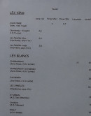 Carte et menu de le Grandvallier à Saint Laurent en Grandvaux — les vins