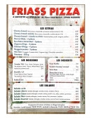 Menu Friass pizza - Les boissons, desserts, ...