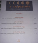 Menu Le Crêpuscule - Les salades