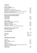 Menu Les Arcades - Les apéritifs, les eaux et les boissons sans alcool