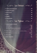 Menu Atlas Montde - Les entrées et tajines