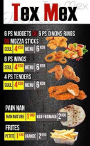 Menu Mangez-moi - Tex Mex