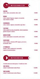 Menu Bianca & Rossa - Les pizzas à base crème et duo 