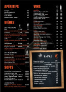 Menu El Txulet - Les apéritifs, vins, bières, softs