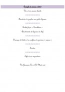 Menu Jean Le Bon - Menu à 25€